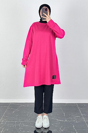 Armalı Tunik - Pembe